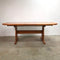 Stunning Danish Extension Table With Inlay Ceramic Tile Top