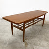 Restored Mid Century Parker Upturned End Coffee Table