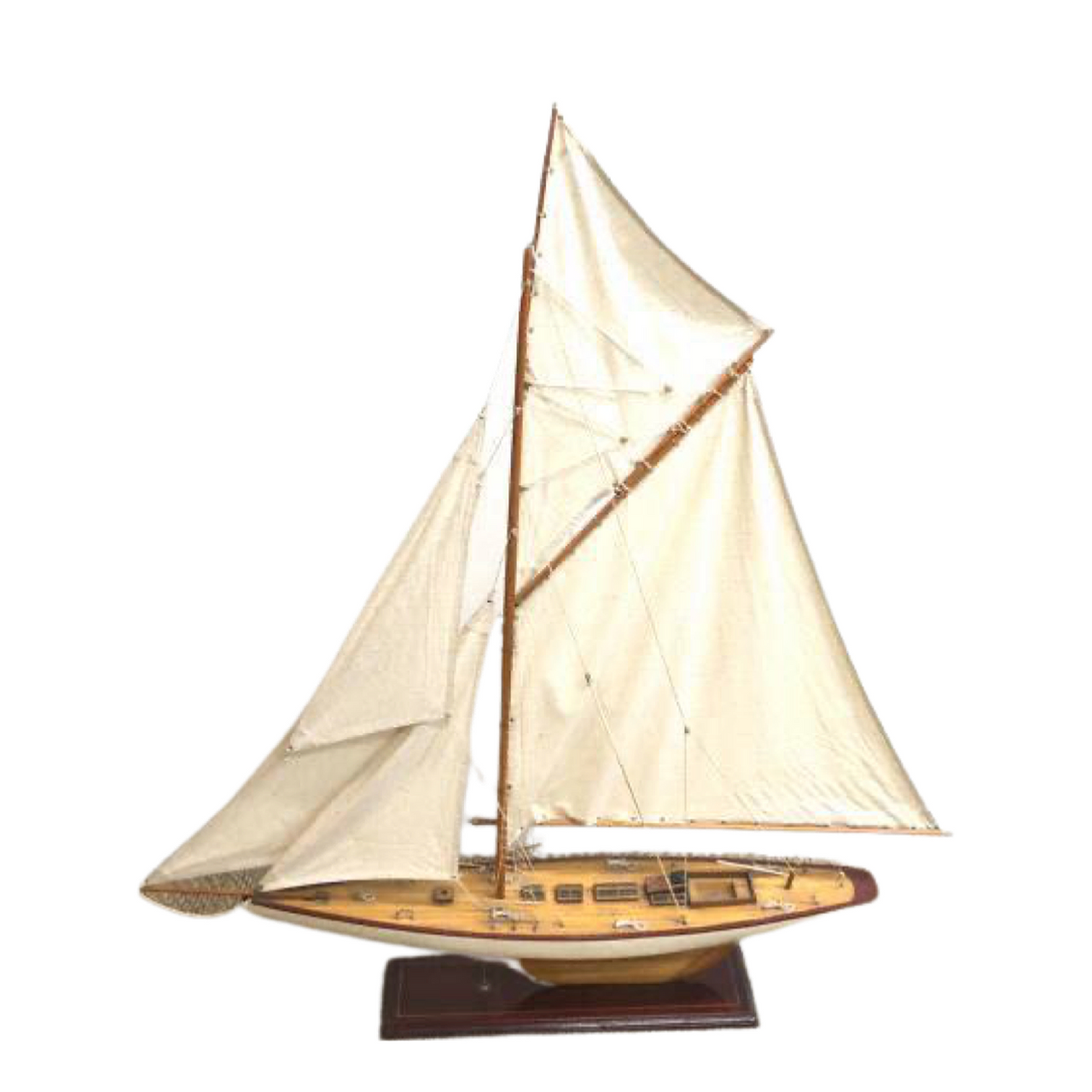 Vintage Model Sailing Ship Boat
