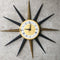 Mid Century Starburst Wall Clock