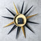 Mid Century Starburst Wall Clock