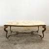 MID CENTURY ITALIAN MARBLE TOP COFFEE TABLE