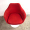 Pair Of 1960's Eero Saarinen Fully Upholstered Tulip Swivel Dining Chairs