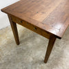 ANTIQUE FRENCH CHERRYWOOD FARMHOUSE DINING TABLE