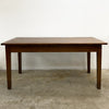 ANTIQUE FRENCH CHERRYWOOD FARMHOUSE DINING TABLE