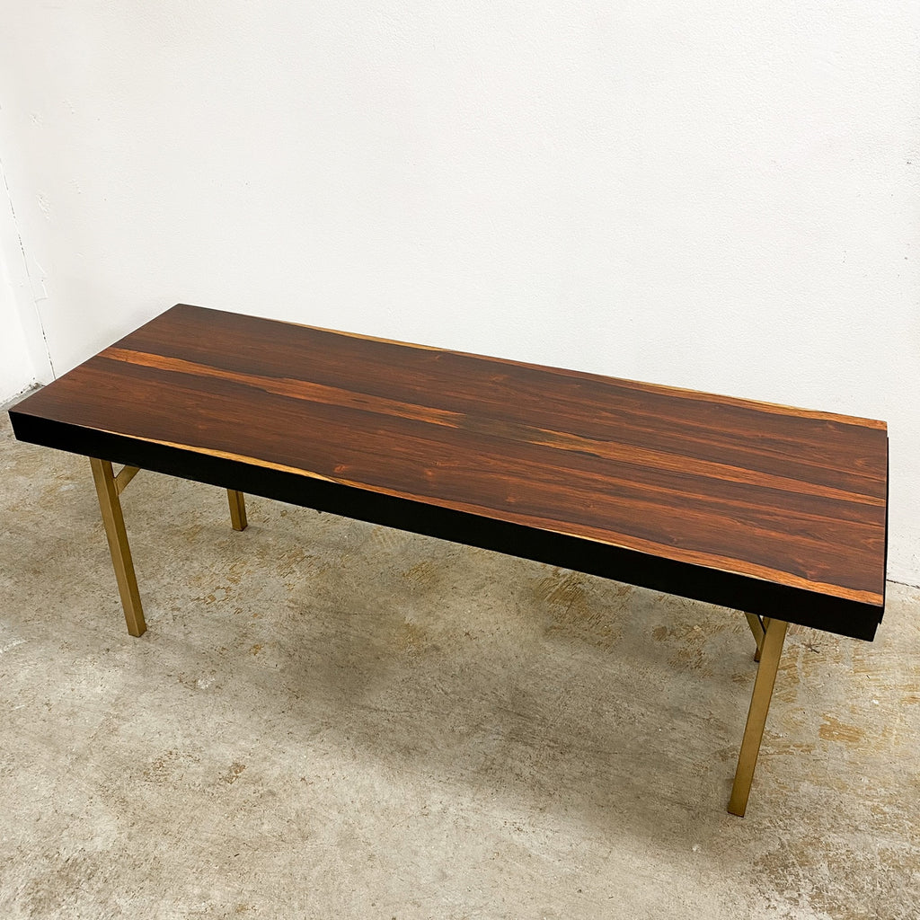 Mid Century Brazilian Rosewood Coffee Table