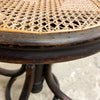Antique Bentwood Rattan Piano Stool