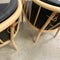 Pair of Danish Leather and Beech Chairs