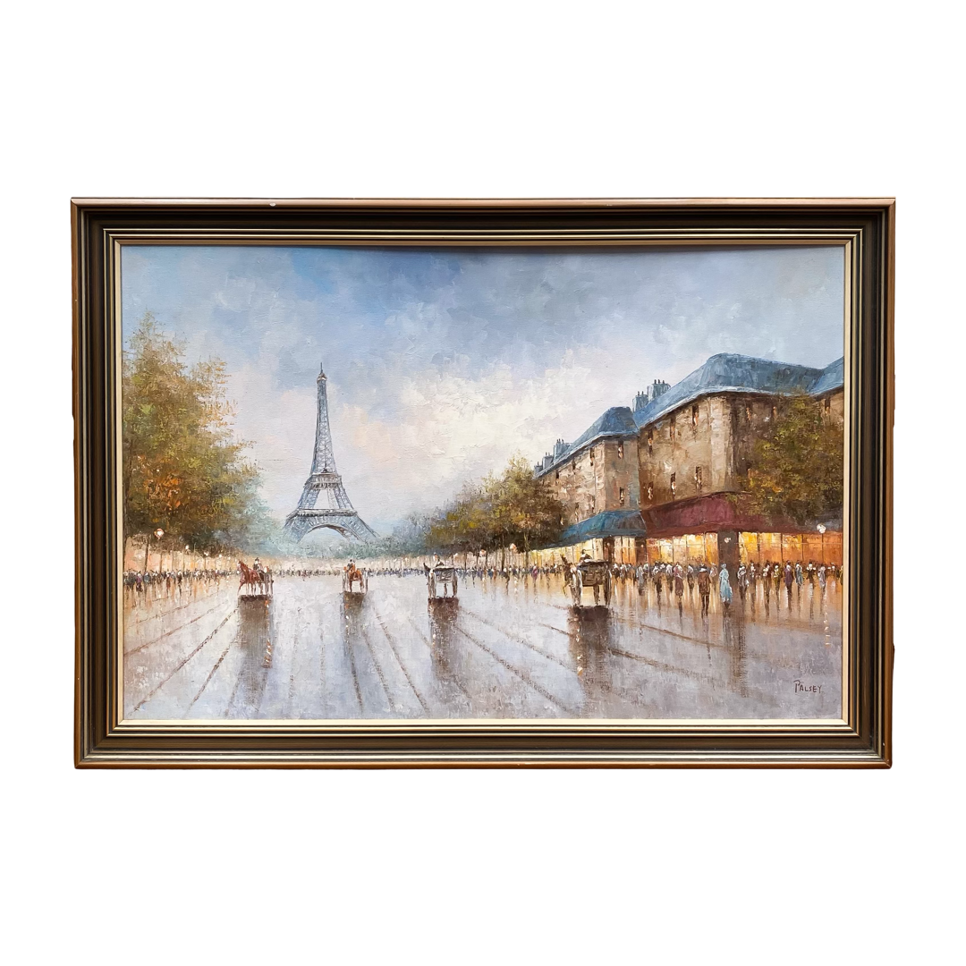 20th Century Original Parisian Oil Painting