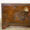 1980s Carved Camphor Chest