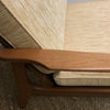 Mid Century Coach Wood Armchair