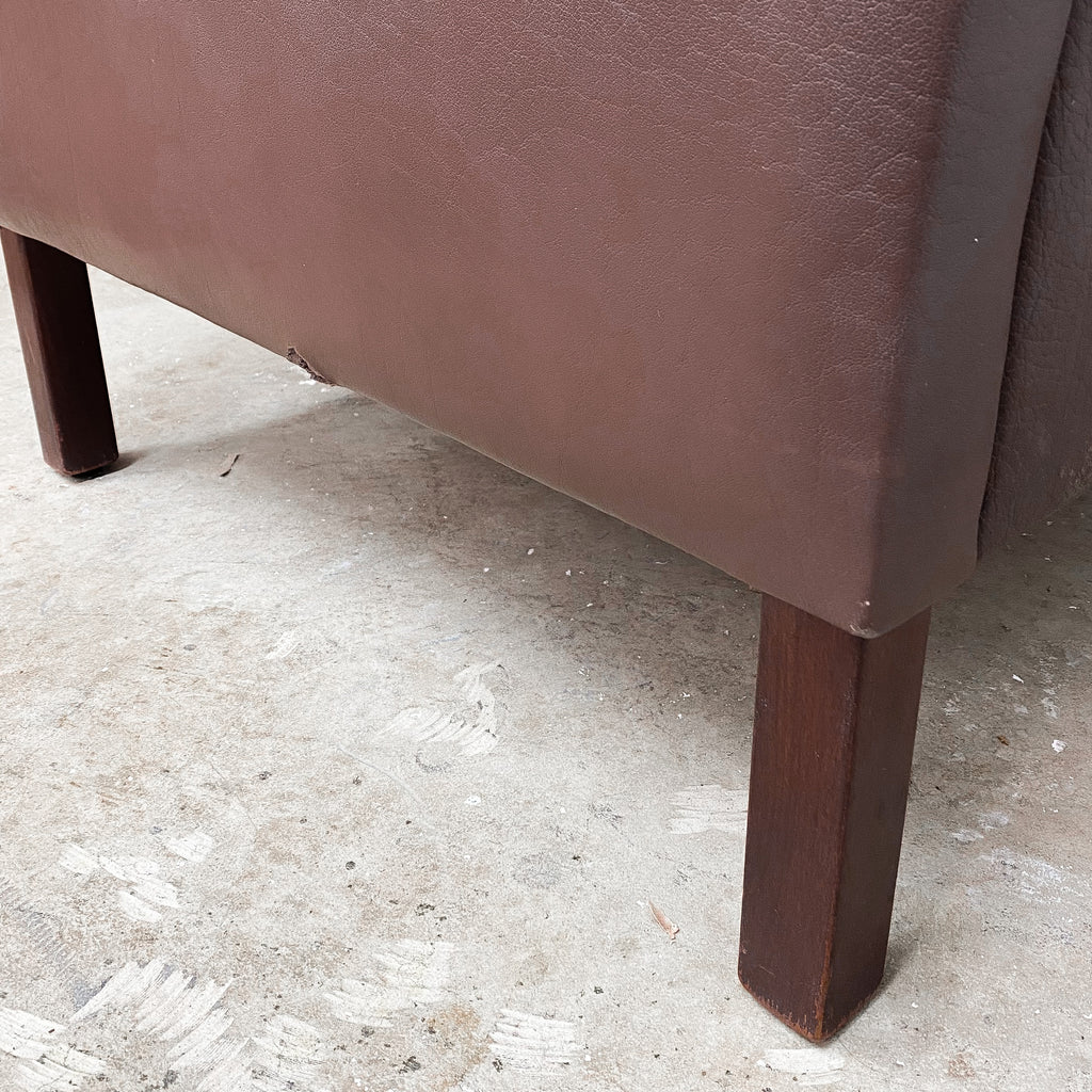 Mid Century Danish Leather Armchair