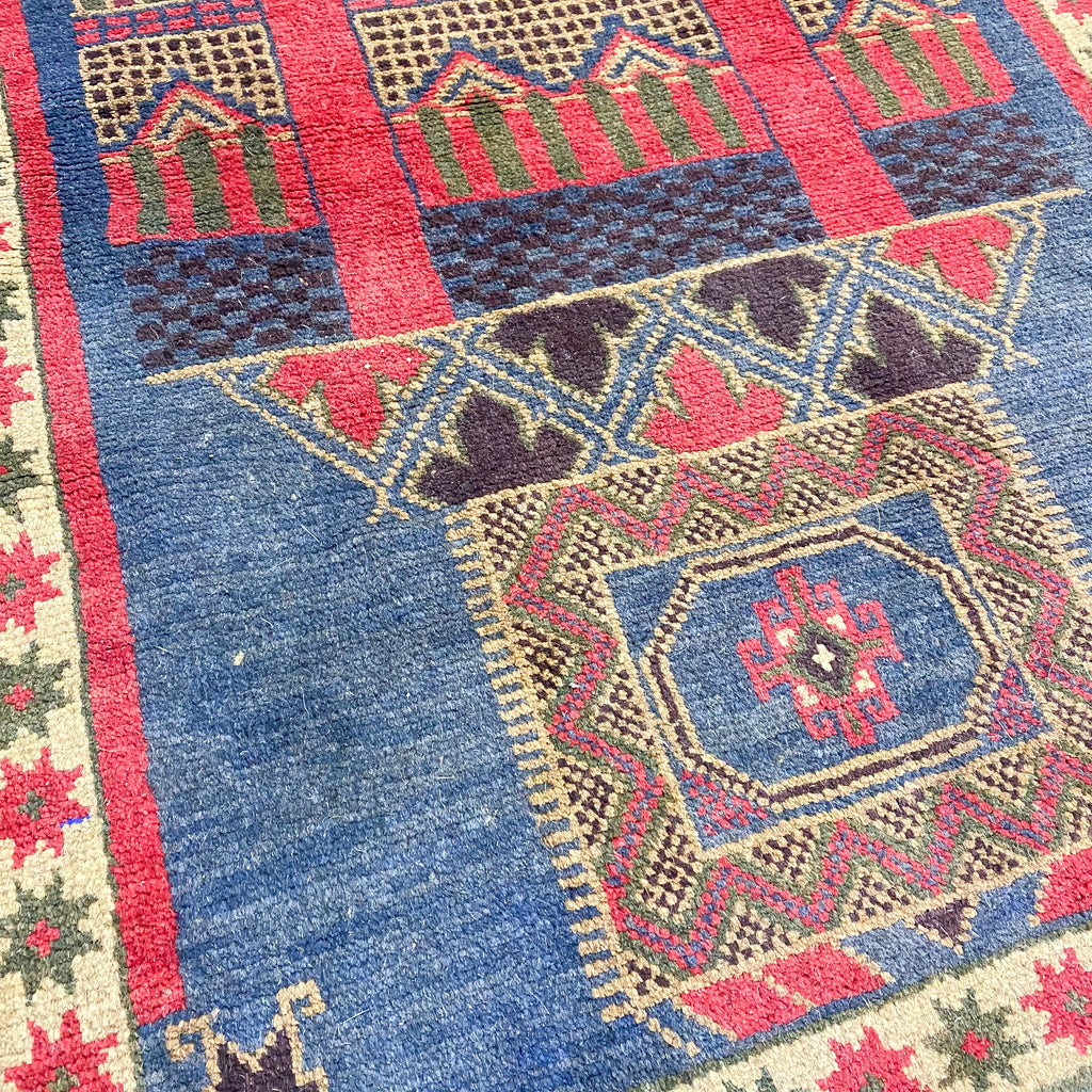 Vintage Persian Wool Prayer Rug
