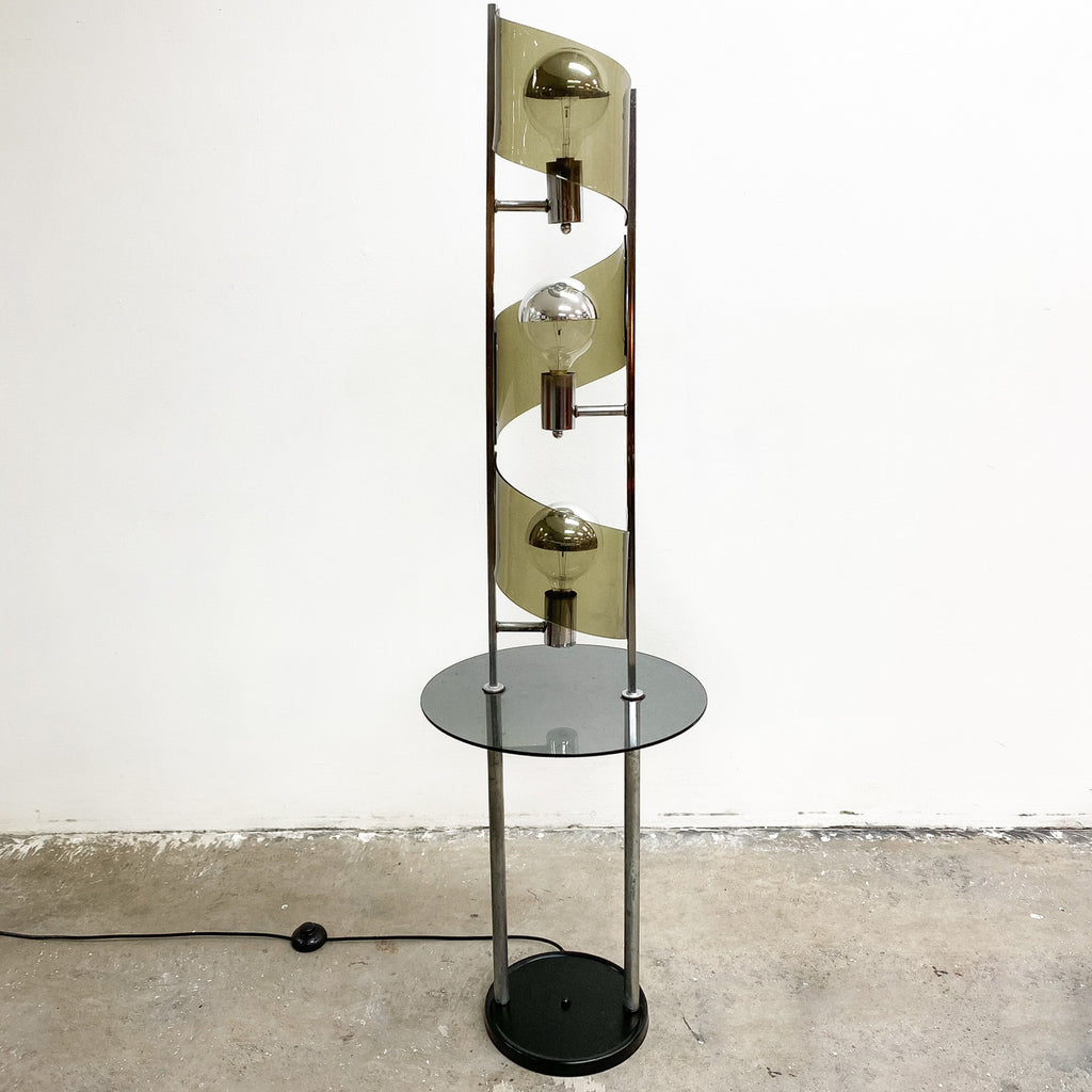 Mid Century 1960s Futuristic Floor Lamp By Robert Sonneman