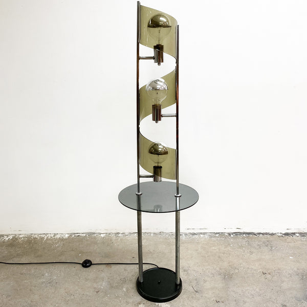 Mid Century 1960s Futuristic Floor Lamp By Robert Sonneman