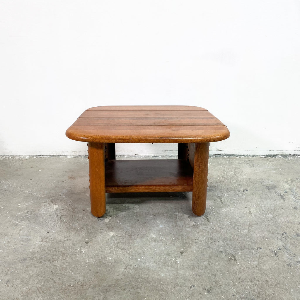 Pacific Green Messina Sustainable Palmwood Lamp Side Table