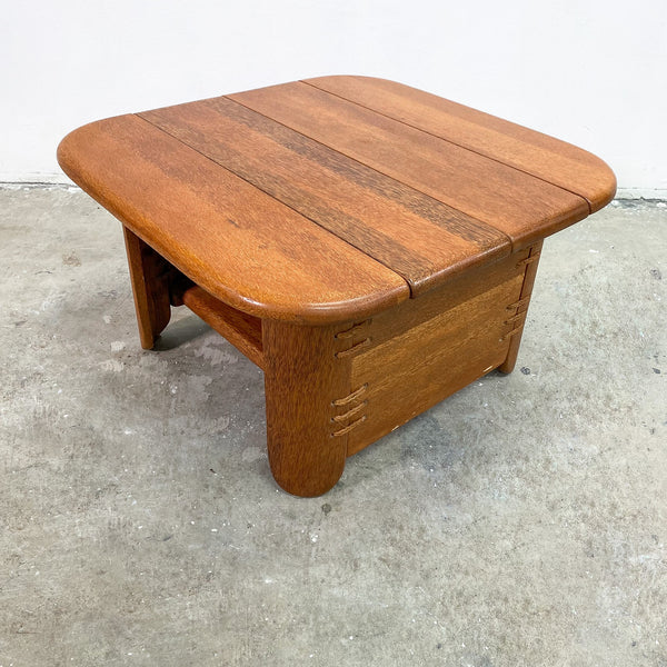 Pacific Green Messina Sustainable Palmwood Lamp Side Table