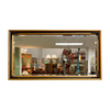 Vintage Bevelled Edge Mirror With Gold Frame