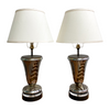Lucien Gerfaux French Art Deco Pair of Table Lamps