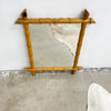 French Faux Bamboo Mid Century Mirror