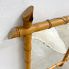 French Faux Bamboo Mid Century Mirror