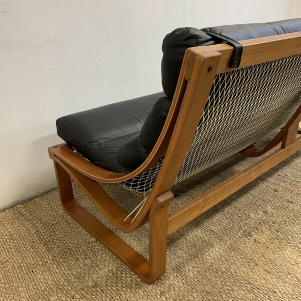 Iconic Mid Century Tessa T4 Black leather lounge