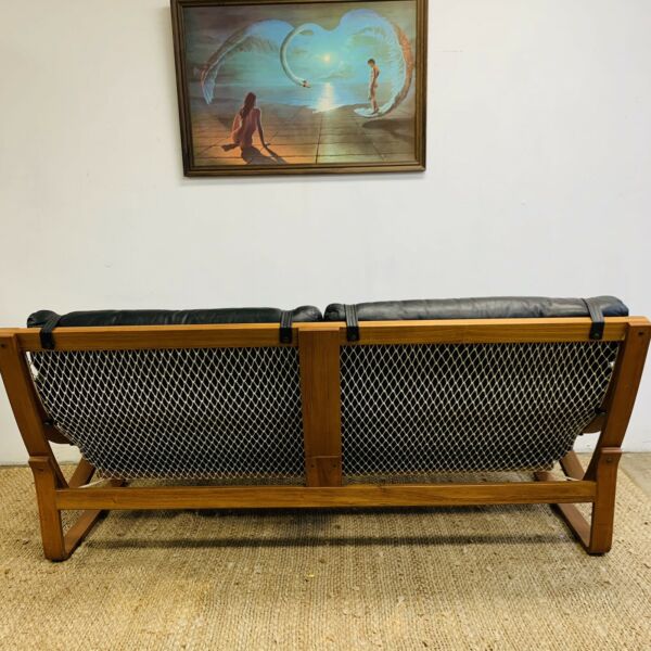 Iconic Mid Century Tessa T4 Black leather lounge