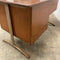 Industrial Retro 1960's 2 Drawer Metal and Wood Desk