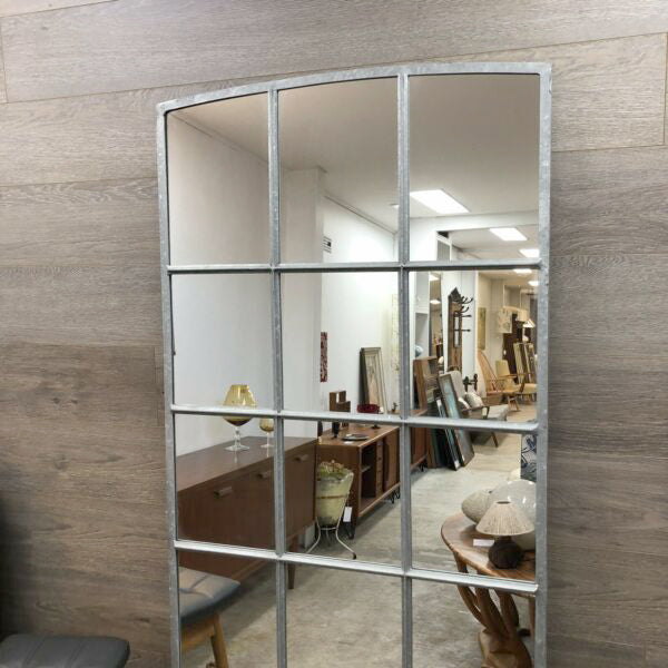 Industrial Steel Frame Bespoke Made Eighteen Section Mirror