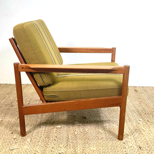 Kai Kristiansen Danish Mid Century Modern Easy Chair Model KK161
