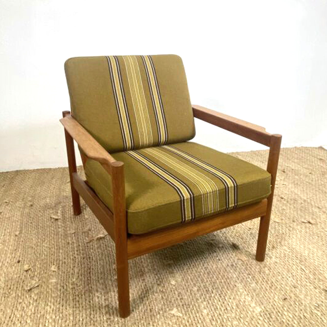 Kai Kristiansen Danish Mid Century Modern Easy Chair Model KK161