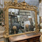 Large Antique French Gilt Frame Wall Mirror