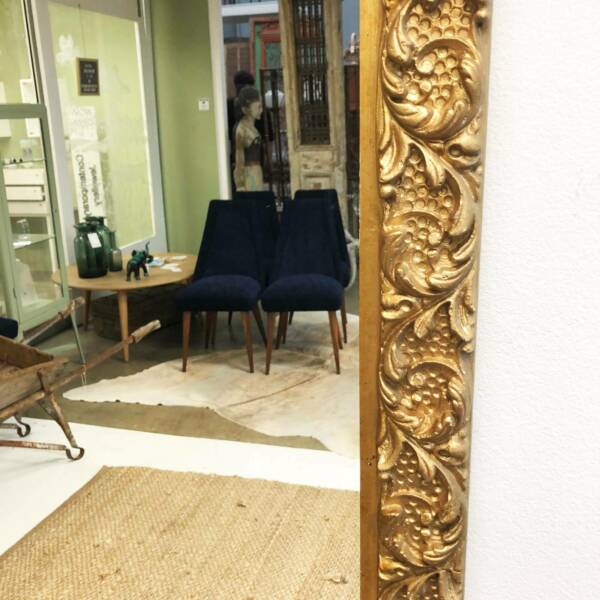 Large Scrolled Foliage GIlt Edge Wall Mirror