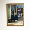 Large Scrolled Foliage GIlt Edge Wall Mirror