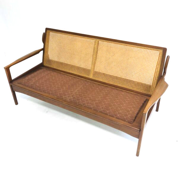FLER Narvik split cane back lounge chair - Includes Upholstery!