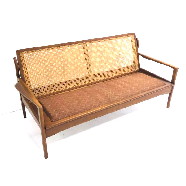 FLER Narvik split cane back lounge chair - Includes Upholstery!