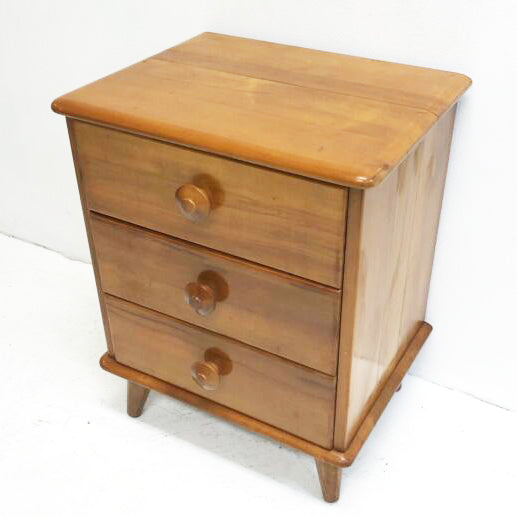 Mid Century 1950s Tasmanian Myrtle Chest Of Drawers