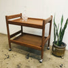 Mid Century 2 Tier Bar Tea Trolley
