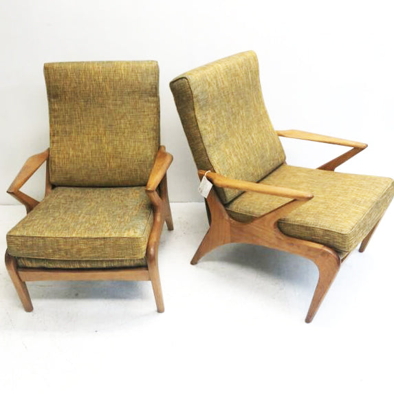 Mid Century Armchair New Upholstery - 2 Available