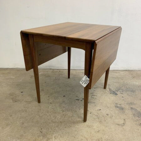 Mid Century Black Bean Drop Side Dining Table