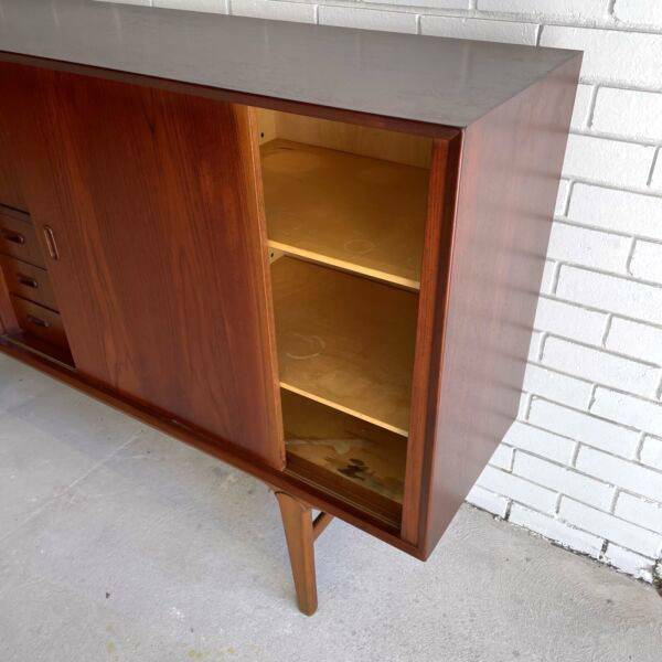 Mid Century Danish High Sideboard Cocktail Cabinet