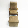 Mid Century Don Rex Leather Armchair Footstool