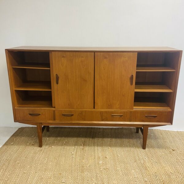Mid Century European Sideboard Cocktail Cabinet Highboard
