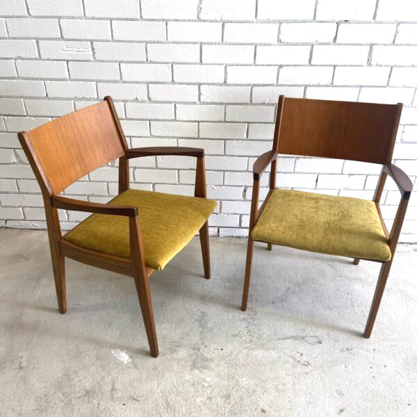 Mid Century Fully Restored Carver Arm Chairs