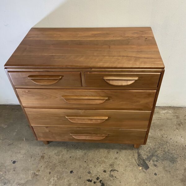 Fully Restored Mid Century Modern Australian Lowboy Chest Of Drawers