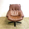 Mid Century Modern Gerald Easden Module Tan Leather Armchair