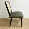 Mid Century Modern Rattan Back Chairs