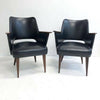 Mid Century Pair Of Paul Kafka Lounge Chair Armchairs