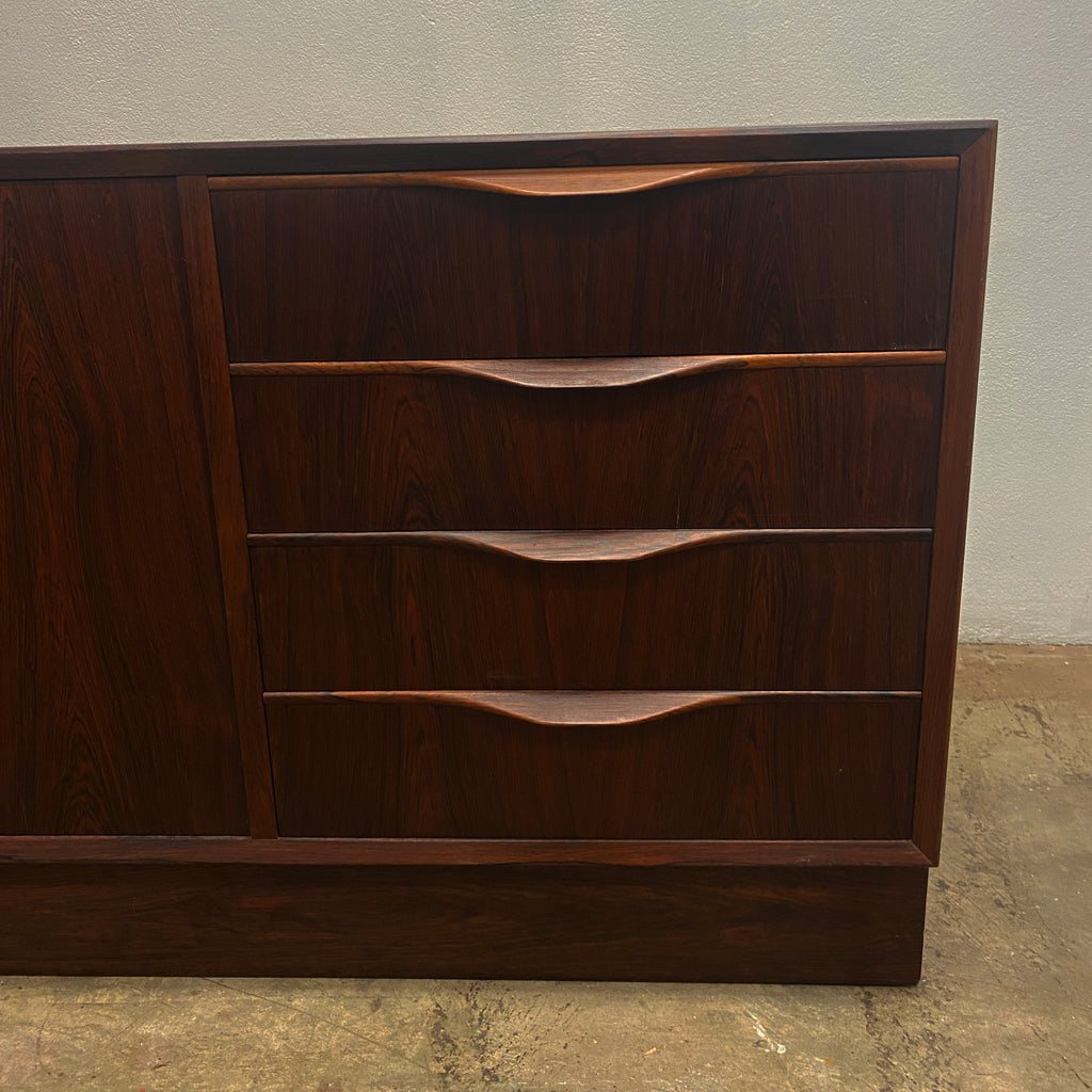 Mid Century Danish Palisander Brazilian Rosewood Sideboard