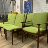 Mid Century Parker Dining Chairs Set 6 - Fully Restored & Upholstered